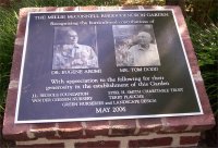 Gardens Etched Plaque