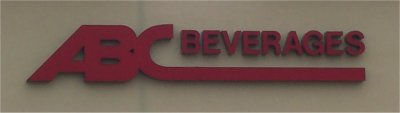 ABC Beverages Channel Letter Sign