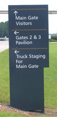 CIBA Post and Panel Sign