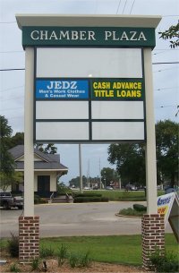 Chamber Plaza Pylon Sign